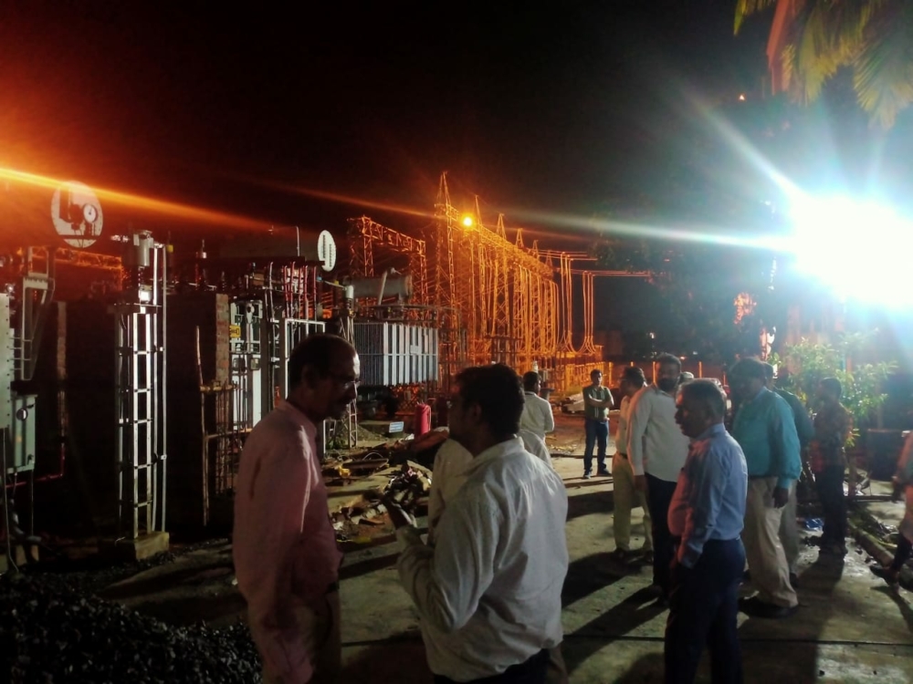 Power changeover to 220 KV UG Line from Bidadi Power changeover to 220 KV UG Line from Bidadi